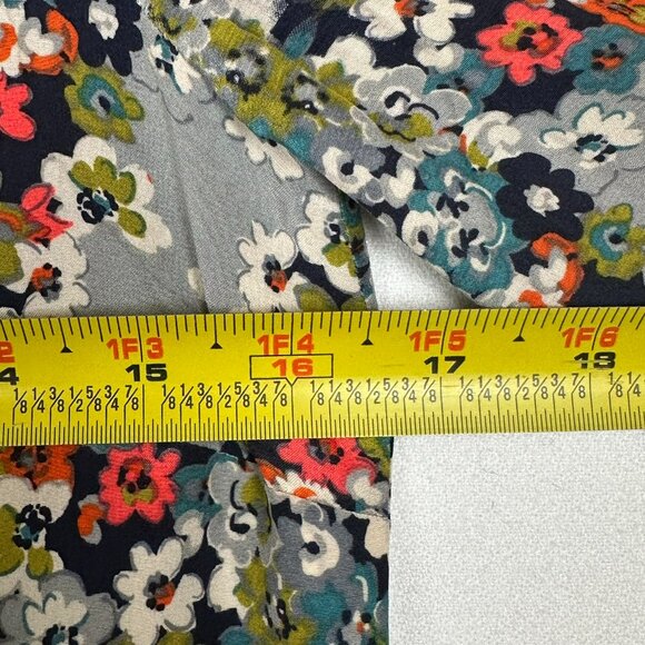 J Crew  100% Silk  Misty Fog Floral  Shift Dress - Picture 5 of 7